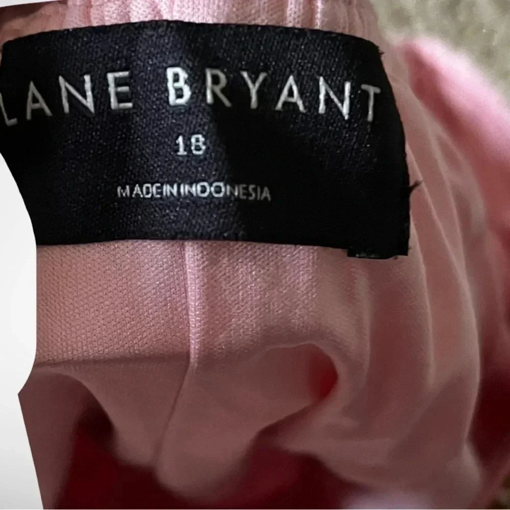 LANE‎ BRYANT Plus Size Women's Pink Floral Two Piece Set Size 18/20 | EUC